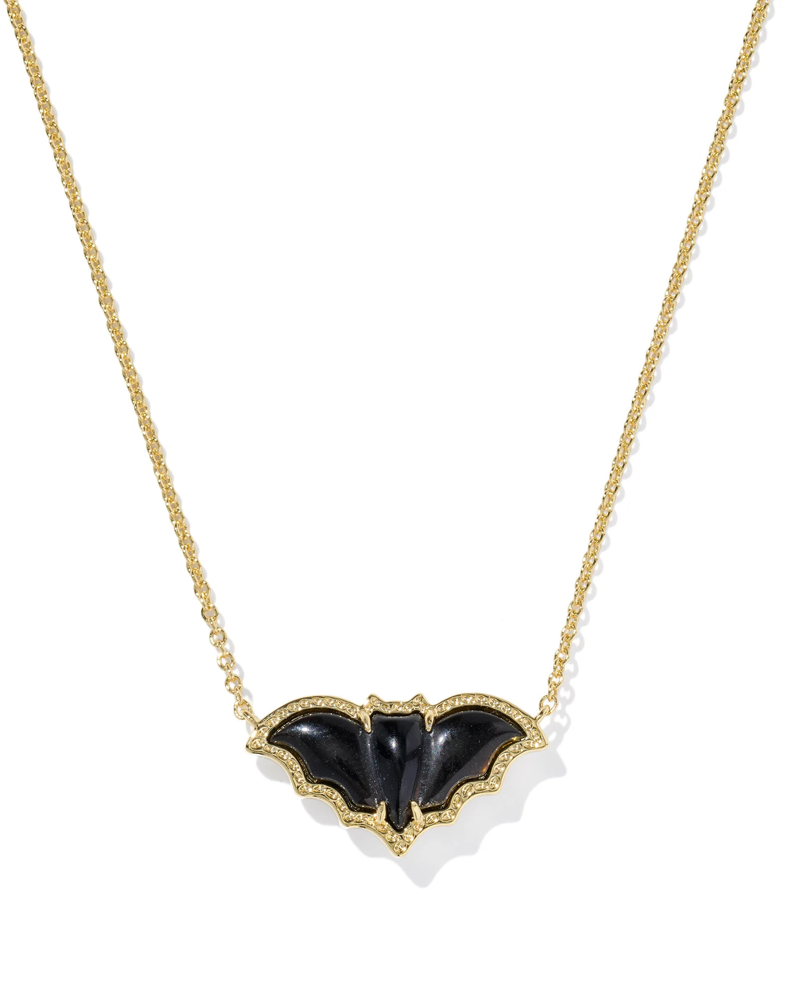 Bat Gold Short Pendant Necklace | Kendra Scott