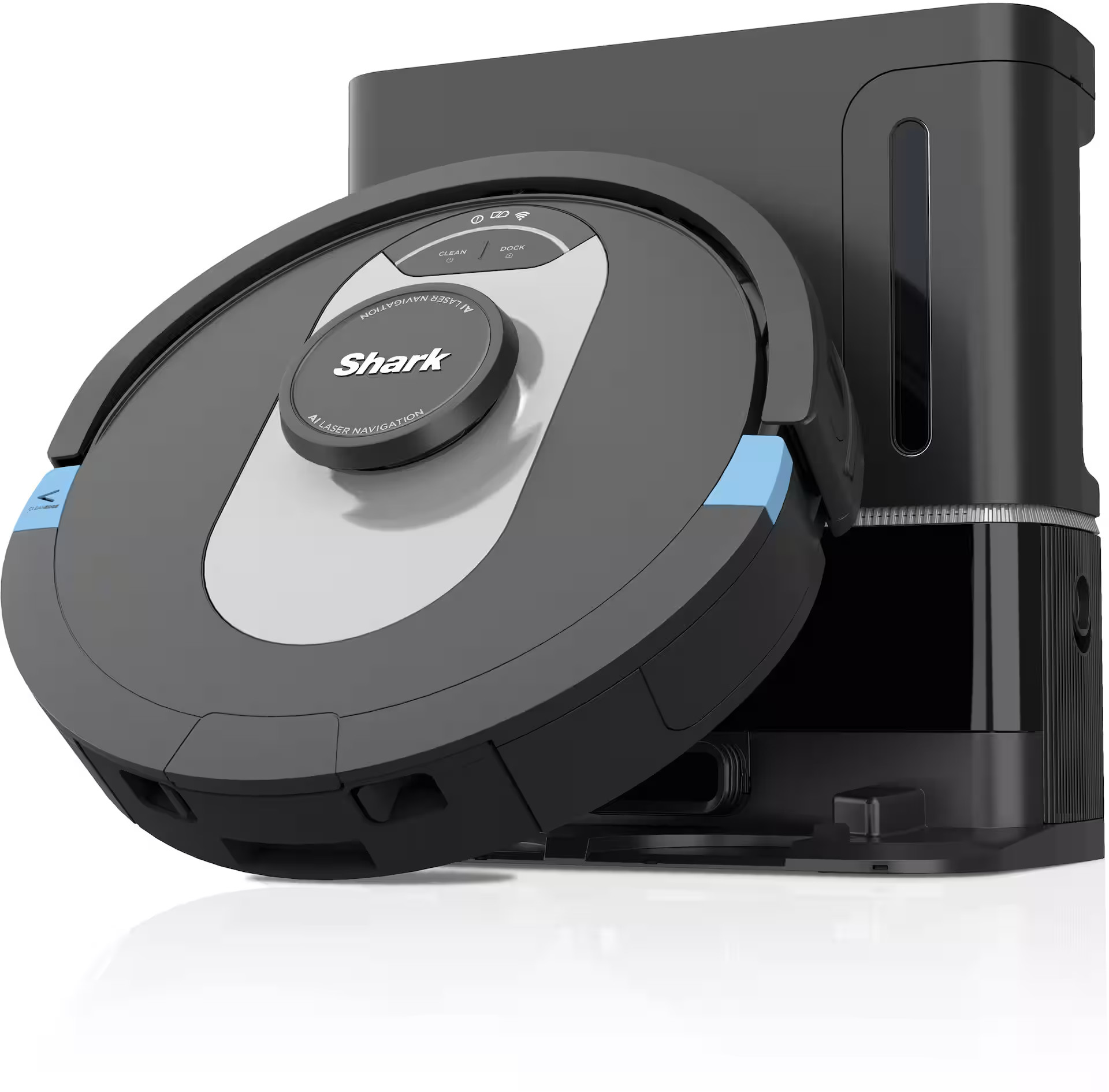 Shark AI RV2502AE Wi-Fi Connected Robot Vacuum with XL HEPA Self-Empty Base Black RV2502AE - Best... | Best Buy U.S.