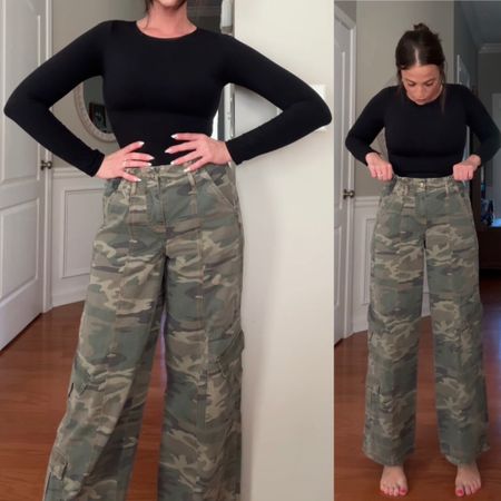 I love a good camouflage pant and these  fit the bill! 

Wearing a M in pants and S in bodysuit. 

Affordable Amazon Fashion Finds / 2Today Finds / Camo Cargo pants / #cargopants #2todayfinds

#LTKStyleTip #LTKFindsUnder50 #LTKSeasonal