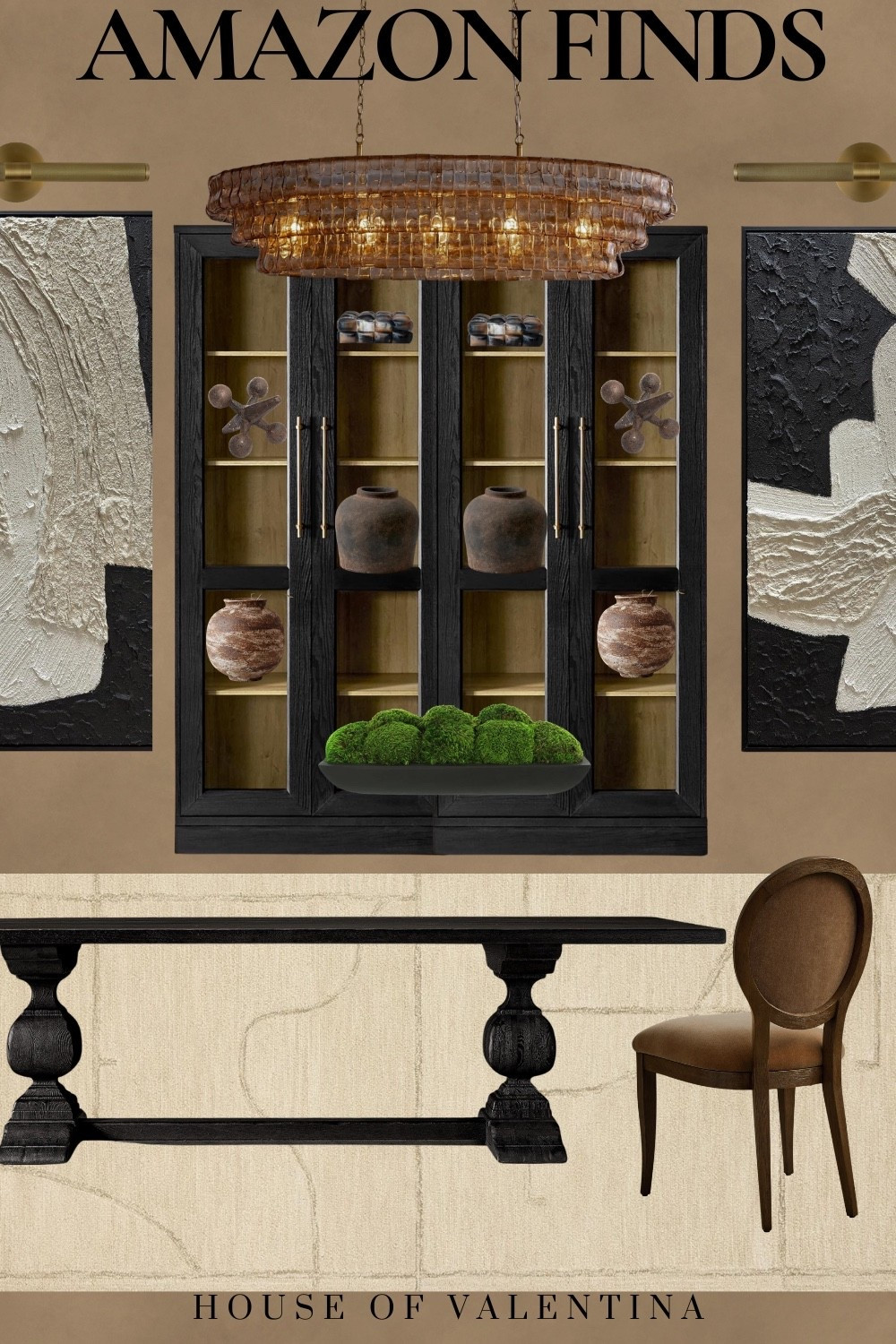 OMG… these Amazon finds are everything. I’m obsessed with stunning this cabinet because those shelves are PERFECT for styling with collected pottery, vintage books, sculptural accents, and organic textures. It’s the easiest way to get that luxe, designer look at home. This is my love language!

#LTKHome #LTKSeasonal #LTKstorytime