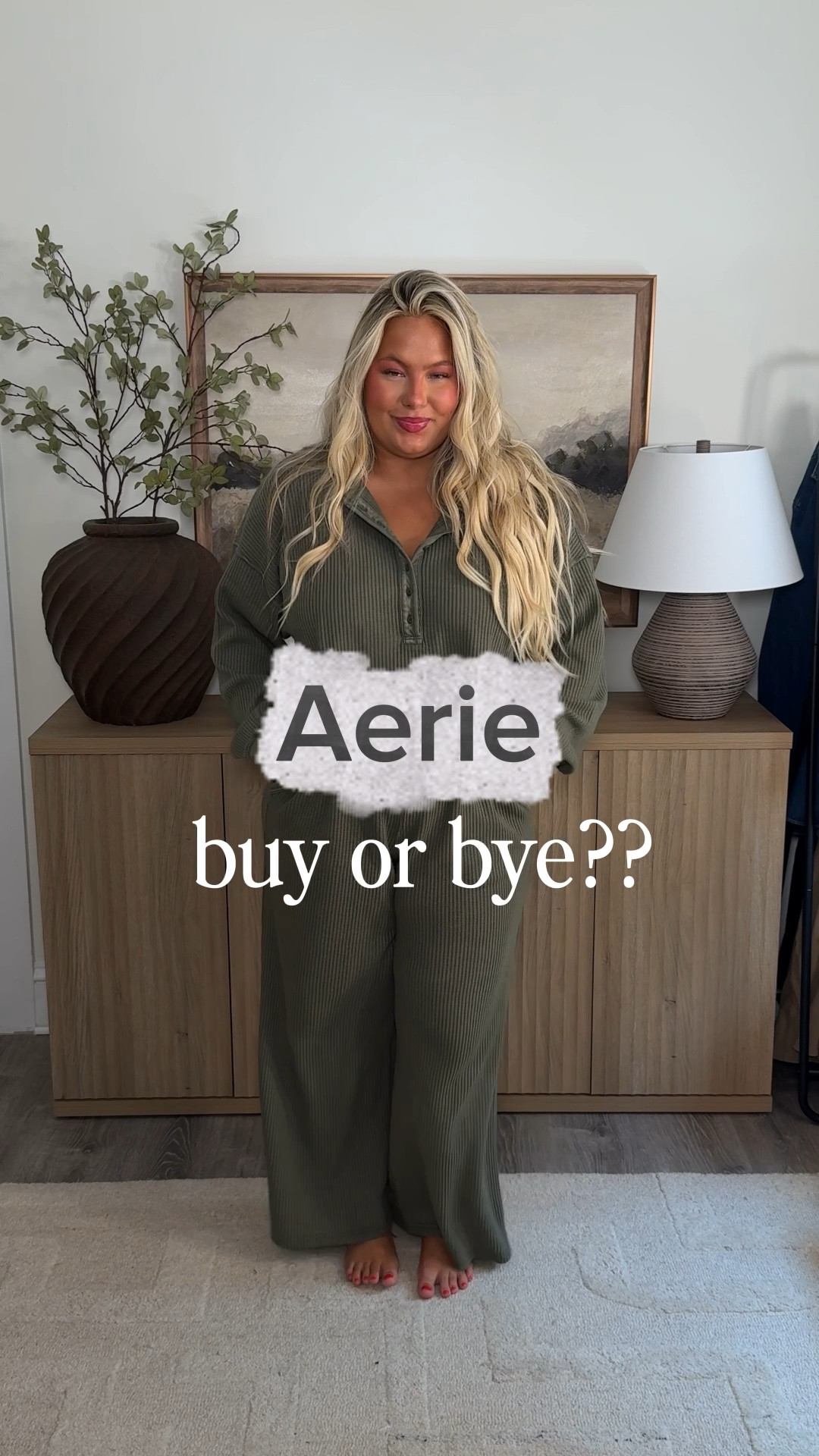 AERIE BUY OR BYE??!

Only ONE thing from this haul I’m iffy about!! I did crop the stuff myself, I’ll have a tutorial on how I do that soon!!!

XL or XXL in everything as usual!

Aerie, aerie haul, aerie try on haul, new arrivals, comfy clothes, matching sets, fits impressions, hits and misses, sets, comfy outfits, easy outfits, midsize, plus-size, sale, buy or bye, outfit ideas, fashion inspo, trending now, fall wardrobe, shop with me.

#LTKFindsUnder50 #LTKMidsize #LTKSaleAlert
