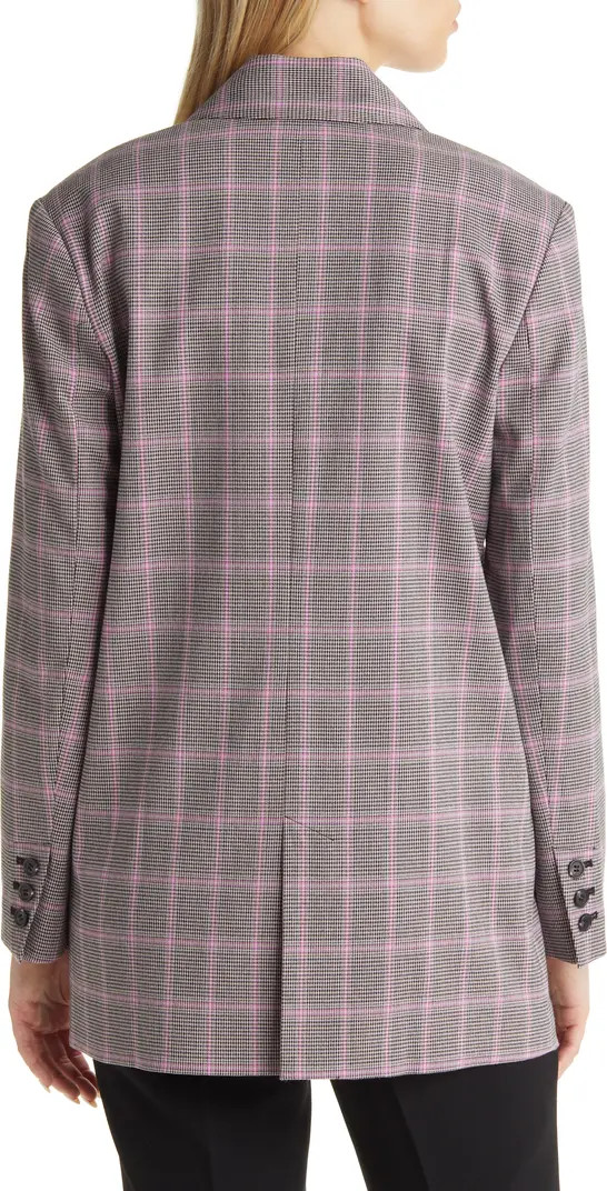 Halogen® Check Print Oversize Blazer | Nordstrom | Nordstrom
