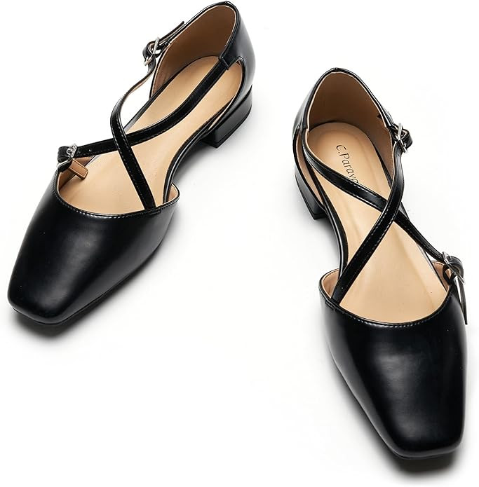 C.Paravano Sandals for Women | Women Flats Dress Shoes | Mary Jane for Women | Flats Shoes Women ... | Amazon (US)