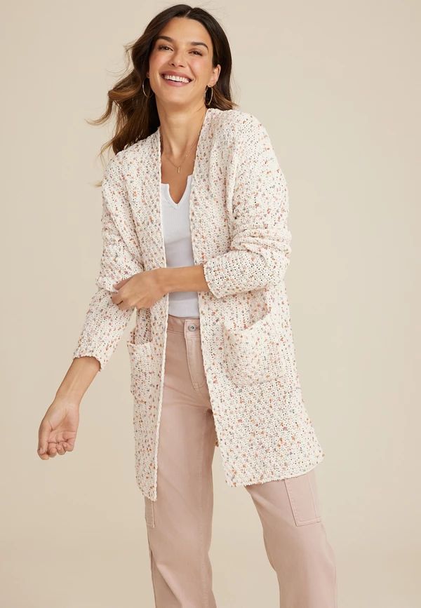 Popo Chenille Cardigan | Maurices
