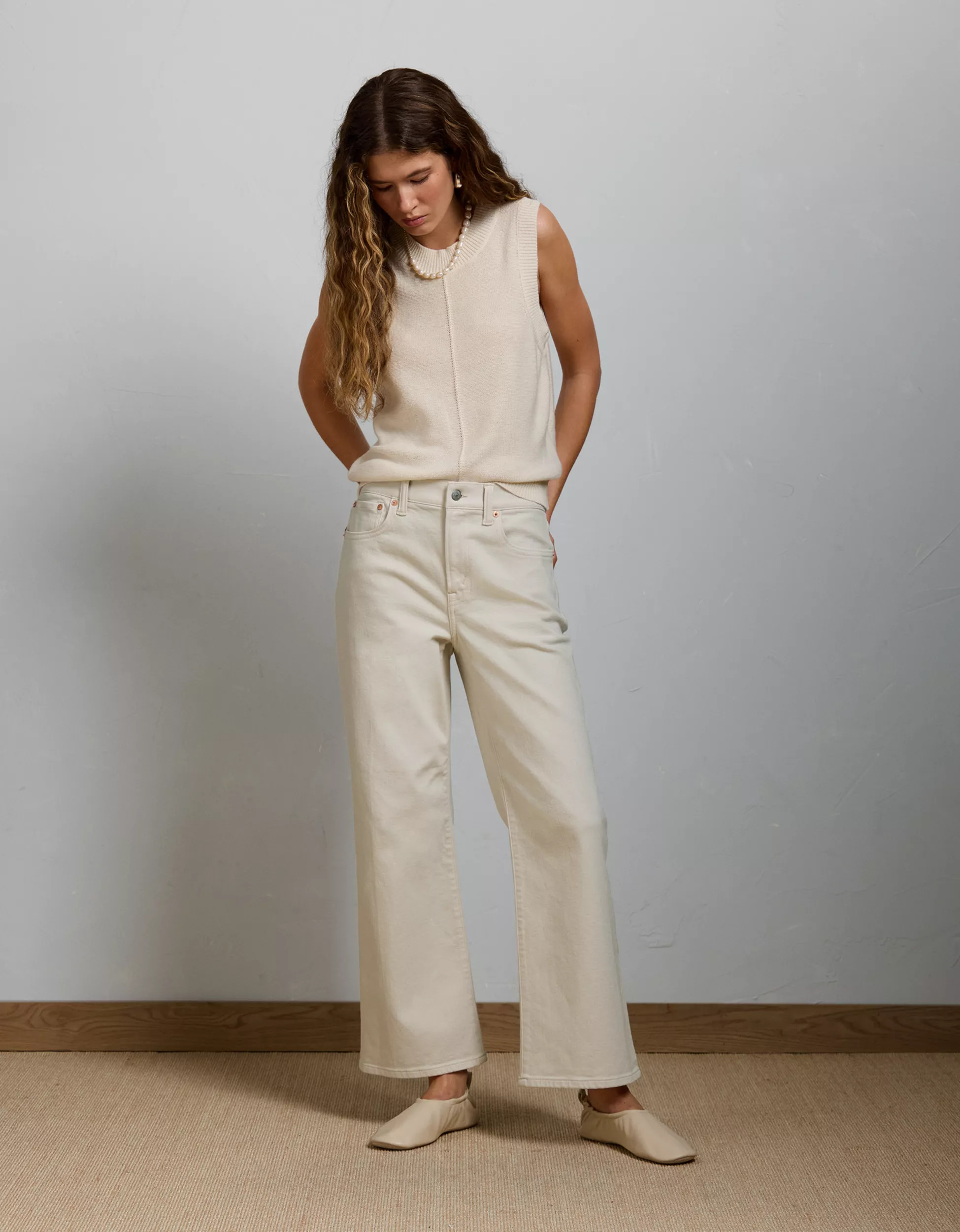 AE77 Premium Bootcut Crop Jean | American Eagle Outfitters (US & CA)