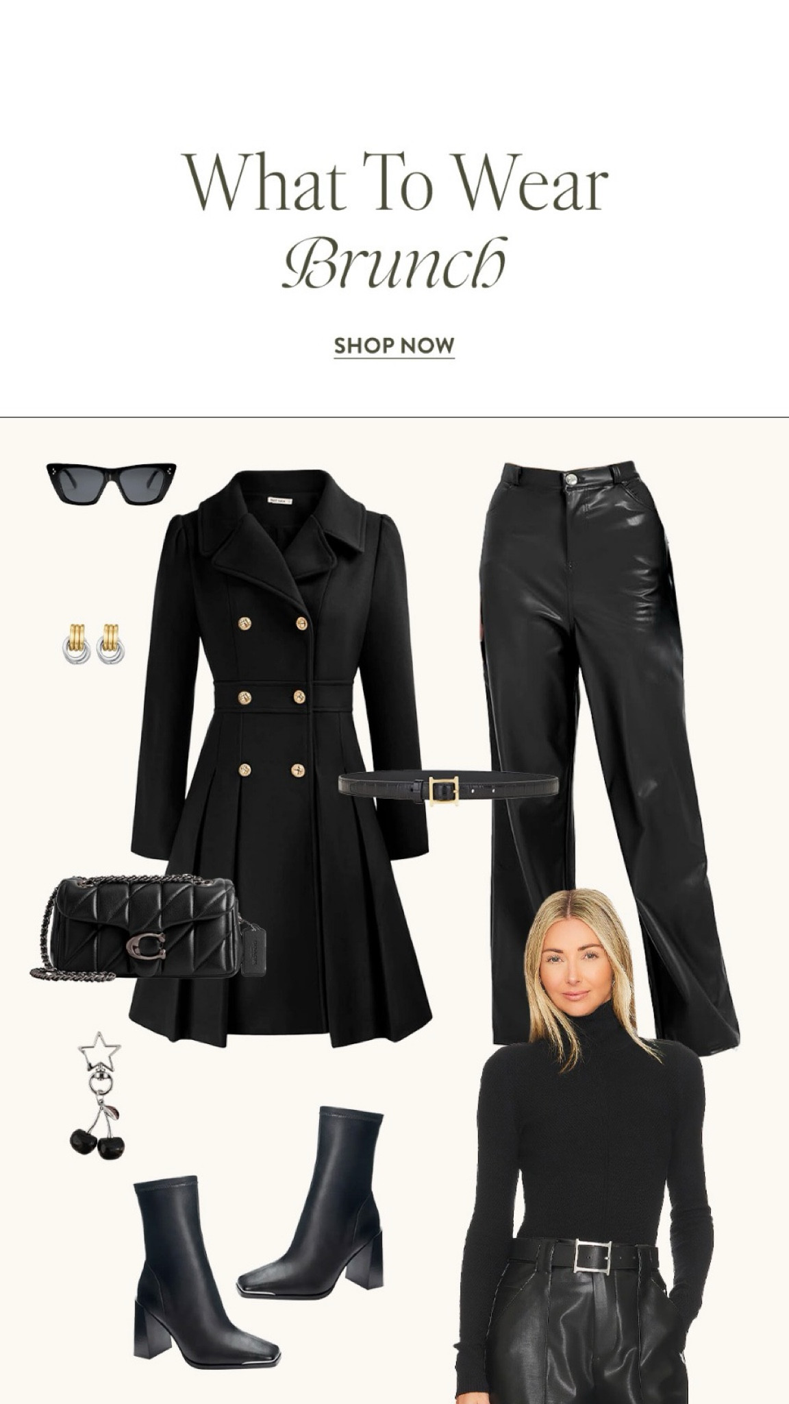 Brunch outfit 🖤

#LTKStyleTip