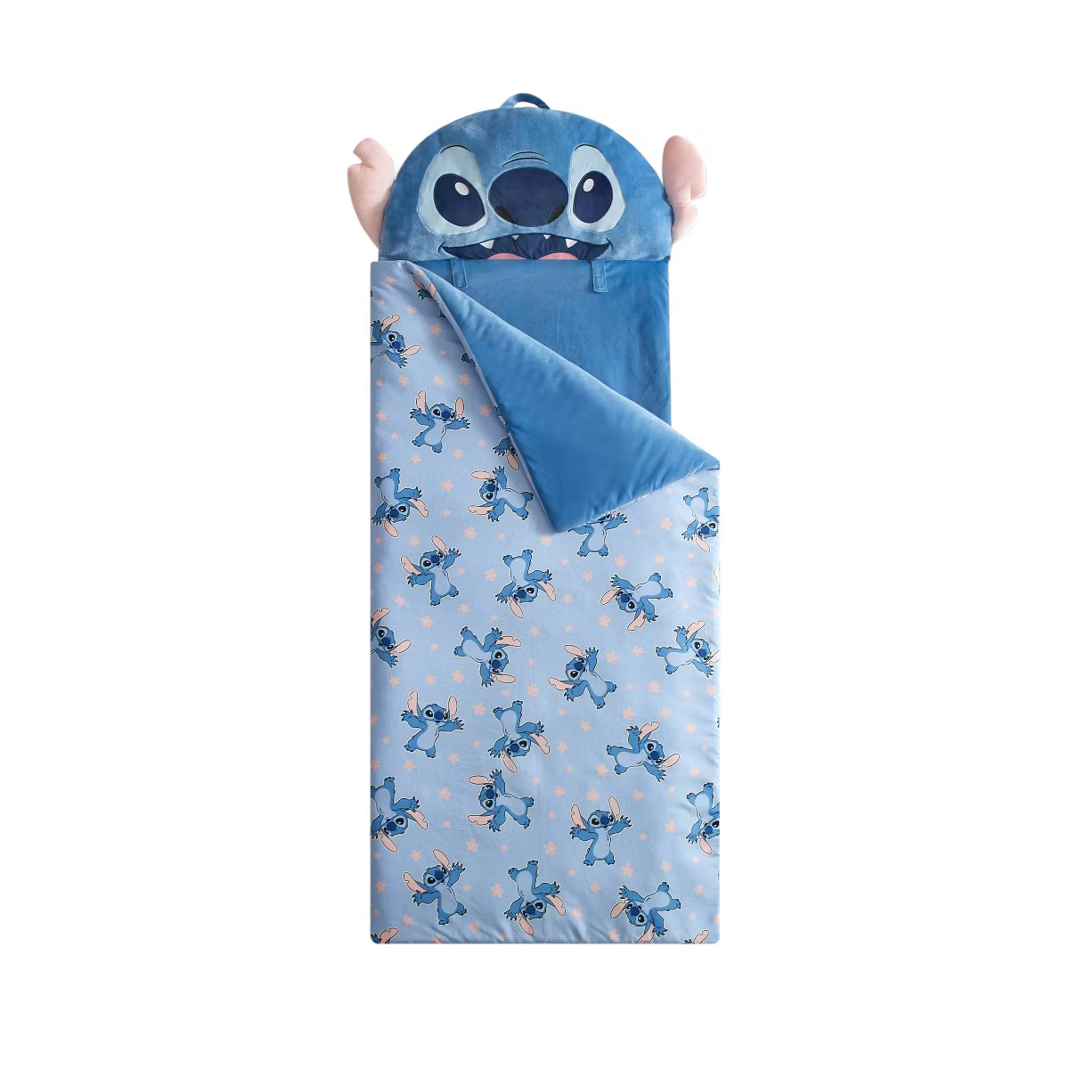 Stitch Kids' Glow in the Dark Sleeping Bag Blue | Target