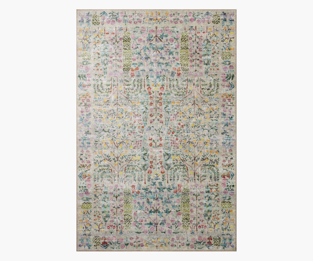Maison Grove Printed Rug - Khaki | Rifle Paper Co.