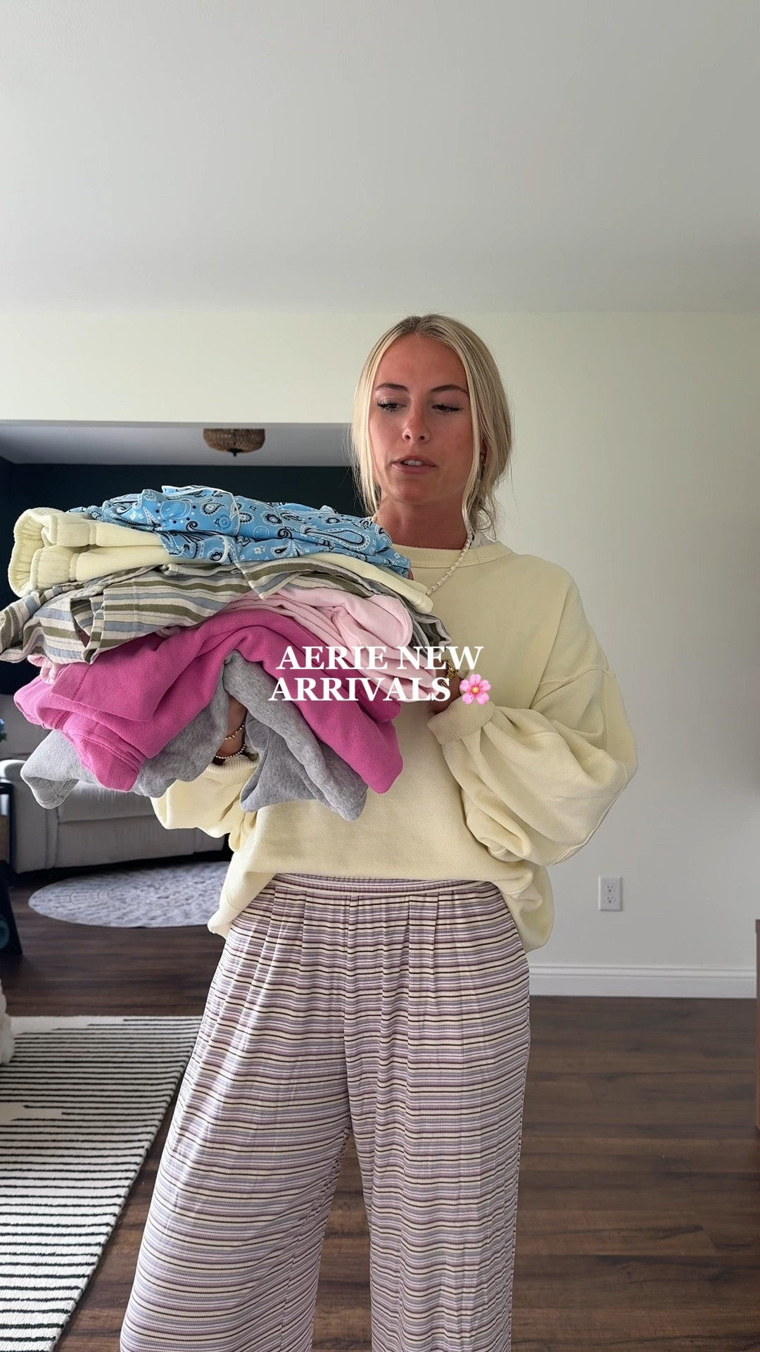 Aerie new arrivals haul 🩷🍋🌧️🦋