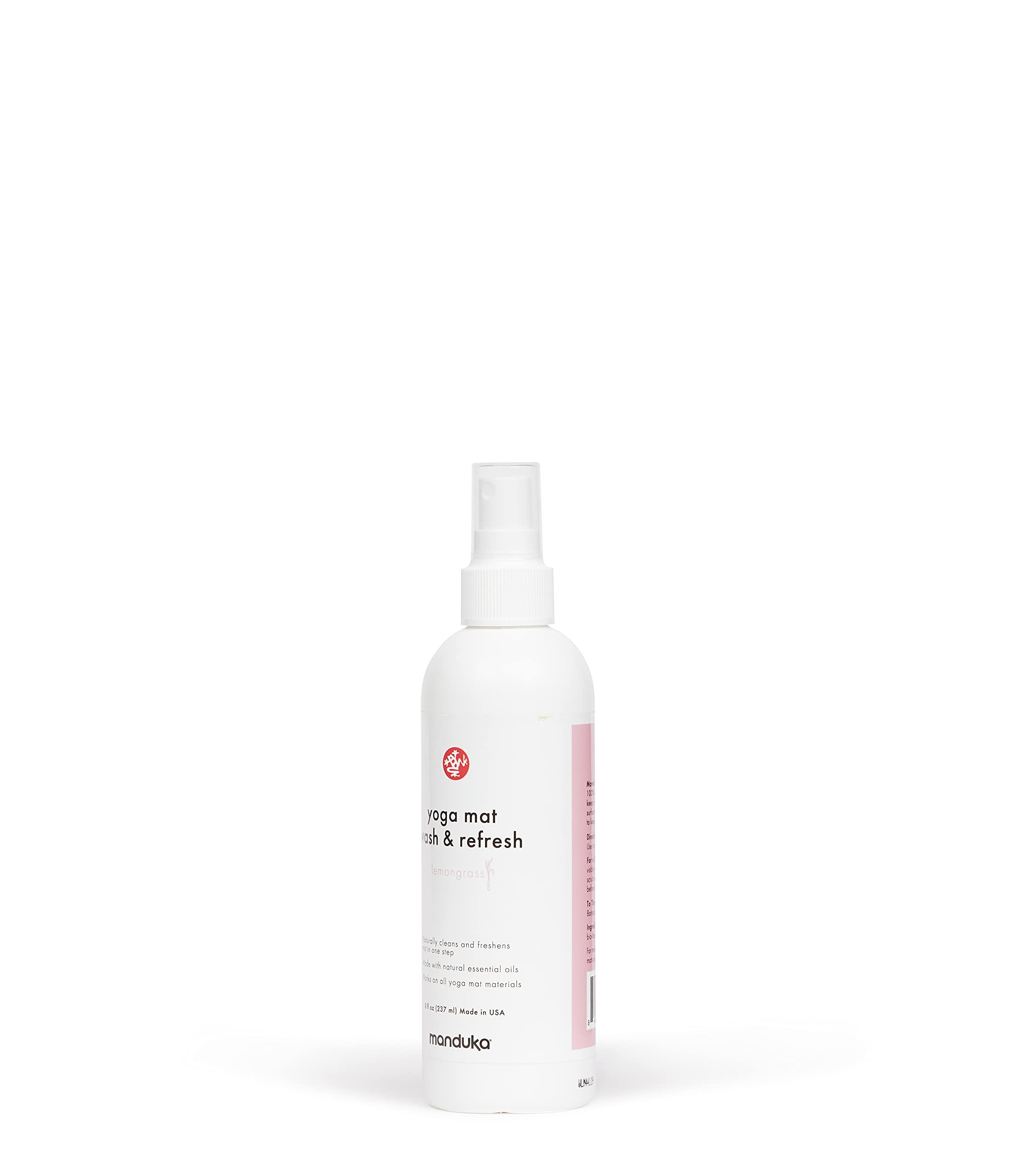 Manduka Yoga Mat Wash and Refresh – 100% Natural Essential Oil Yoga Mat Cleaning Spray, Fitness... | Amazon (US)