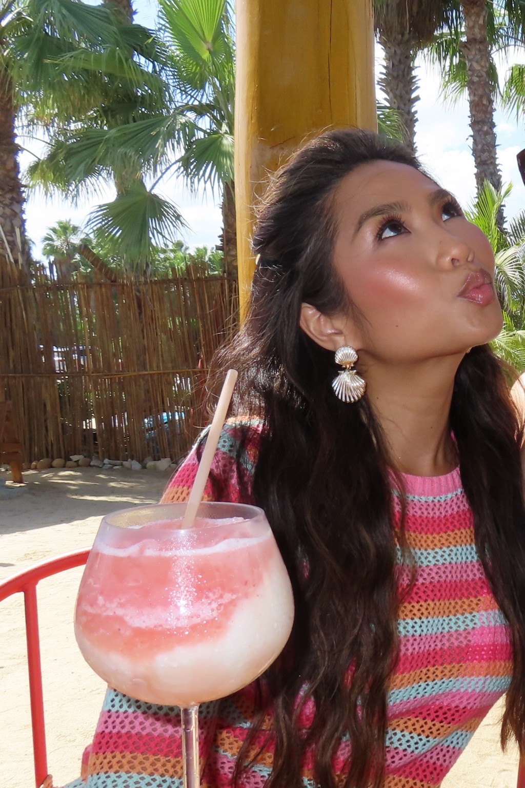 beach party makeup look! Use code SPRINGSALE

Glowscreen - Golden Hour
cc cream - medium tan 
CT glow tint stick- 7.5 medium
Eye palette - medium
CT glow wand - Pinkgasm
Mario shaping serum - Medium
Saie cream blush - Mauve glow
Fenty highlighter - Moscow mule/ginger binge 
CT powder - medium
Armani bronzer - 110 
Rare beauty highlight - Flaunt
Liner - Stripdown
Armani Gloss - 07 nude glow
Sephora Pink gloss - 11 starstruck 


#LTKSaleAlert #LTKBeauty