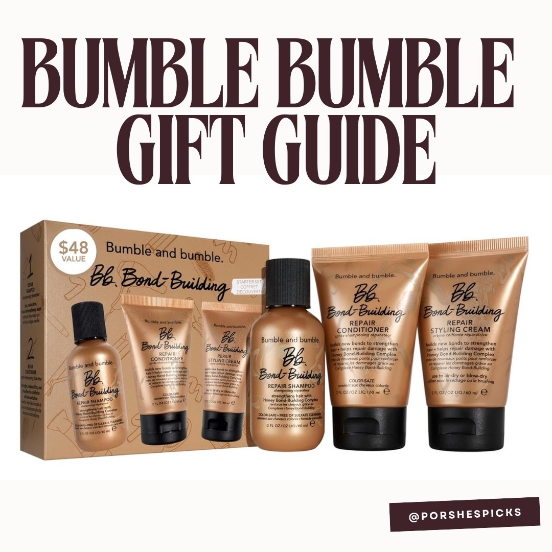 Discover the magic of healthy hair with Bumble and bumble. This starter set has everything you need to repair and protect your locks. Perfect gift or self-treat! 🌟💁‍♀️ #HealthyHair #AmazonFinds #BumbleAndBumble

#LTKBeauty #LTKselfcare #LTKGiftGuide