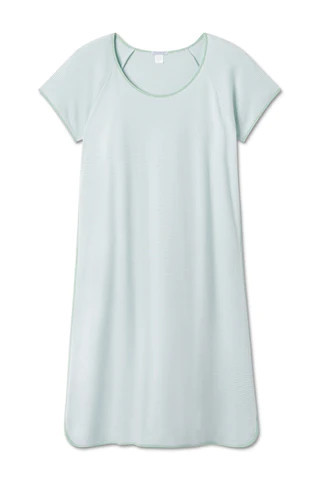 Pima Long Nightgown in Parisian Green | Lake Pajamas