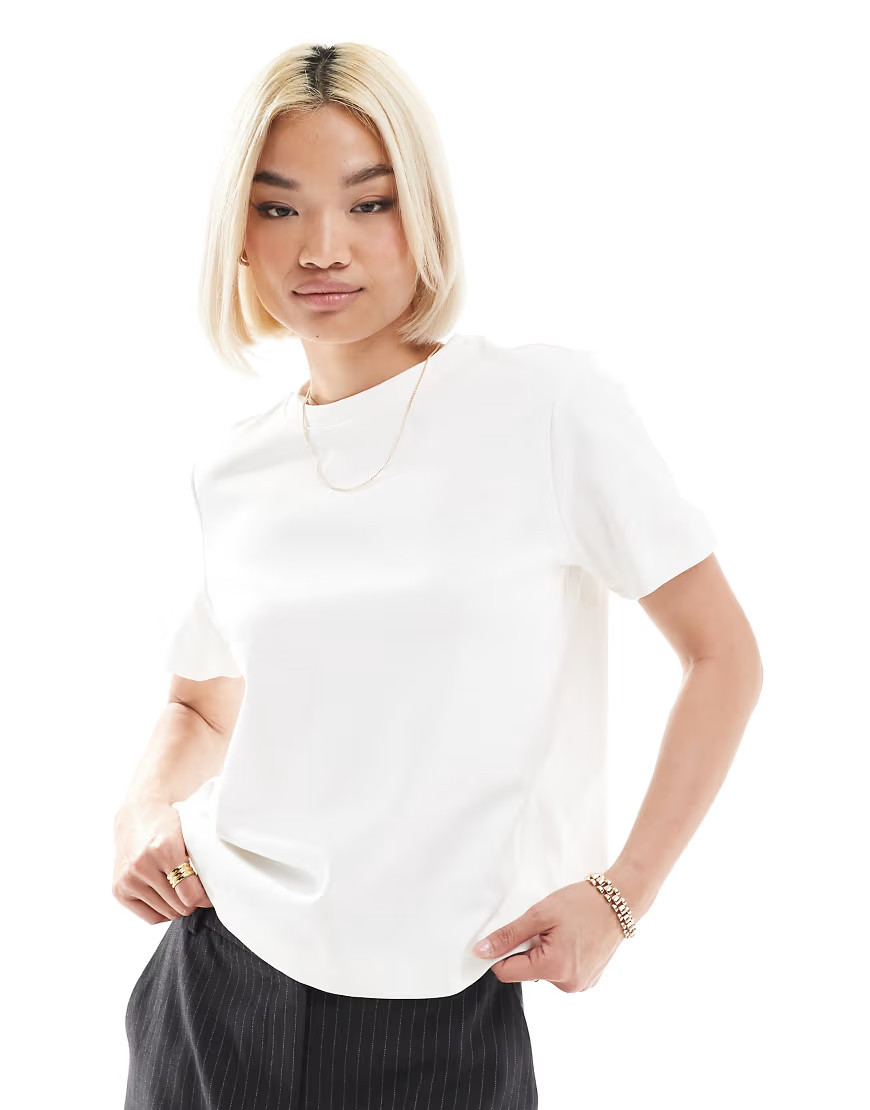 AWARE heavy weight boxy t-shirt in white | ASOS (Global)