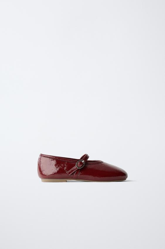 PATENT BALLET FLATS | Zara US