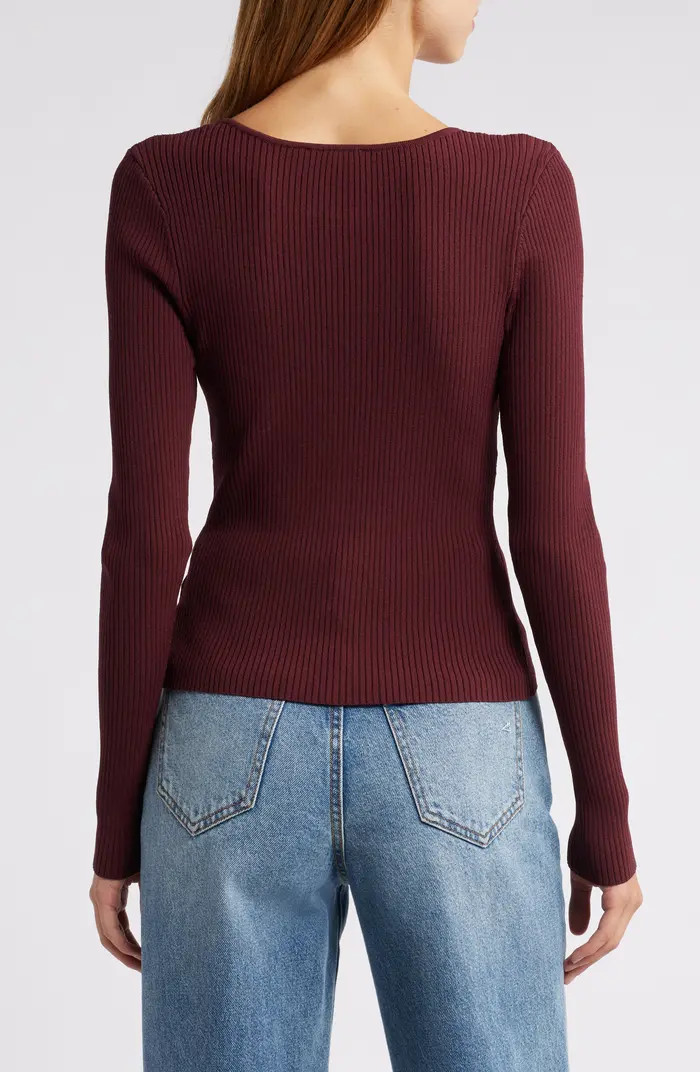 Virgo Rib Zip Cardigan | Nordstrom