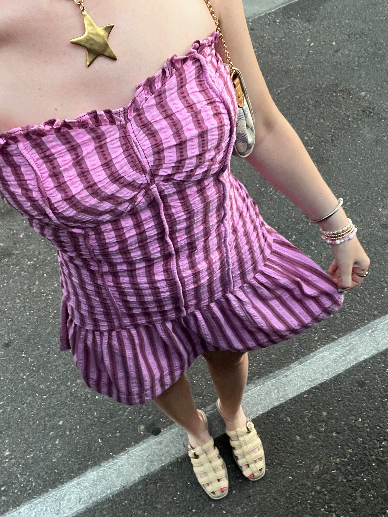 This Free People Dress is the PERFECT dinner fit to dress up or down! So comfy. Paired with the cutest sandals and chunky necklace.

#LTKShoeCrush #LTKStyleTip #LTKTravel