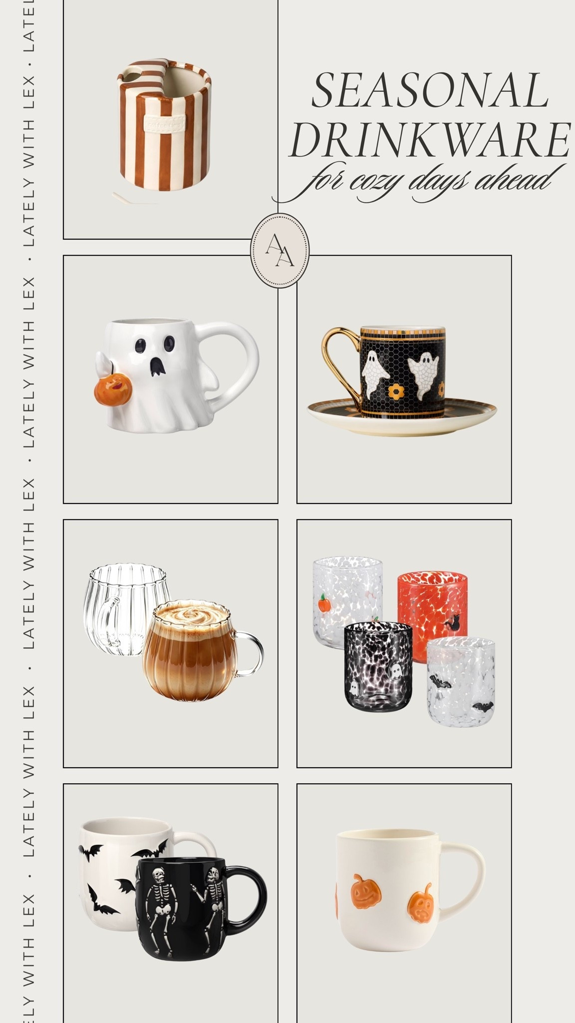 Seasonal drinkware for fall + Halloween! ☕️🍂 With it finally being October, it feels like cooler days are almost near & I always love festive drinkware for the slow & cozy mornings. Linking some cute finds here, almost all under $15!

#LTKSeasonal #LTKmorningroutine #LTKSaleAlert