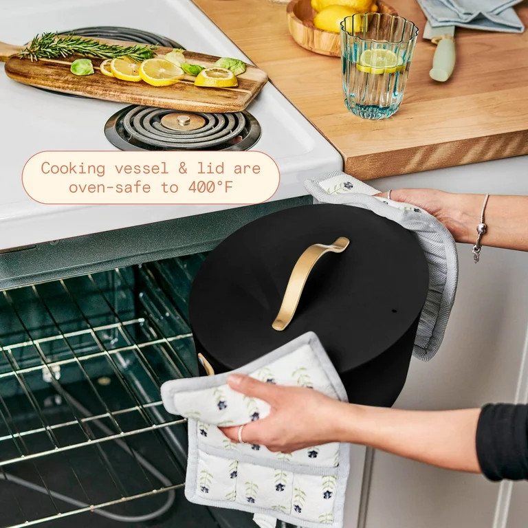 Beautiful 10 in 1, 6 Qt Electric Multi-Cooker, Black Sesame by Drew Barrymore | Walmart (US)
