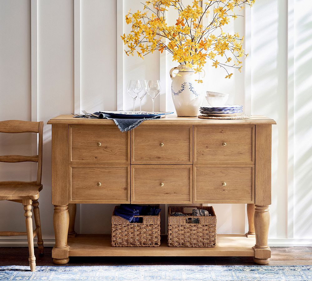 Faux Oversized Yellow Gypsophila Branch | Pottery Barn (US)