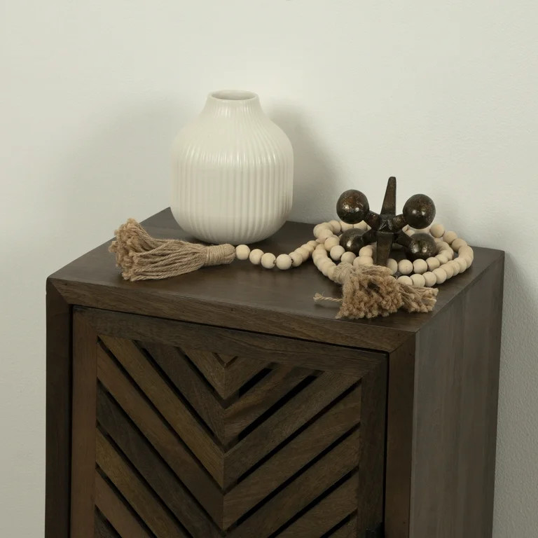 Better Homes & Gardens 6" Ribbed Ceramic Cream Vase - Walmart.com | Walmart (US)