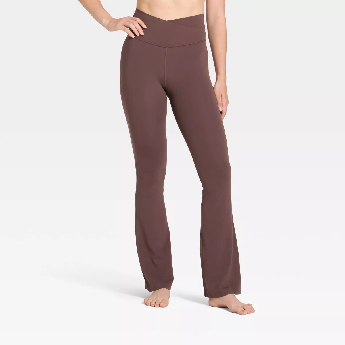 Women's Everyday Soft Crossover Flare Leggings - All In Motion™ | Target