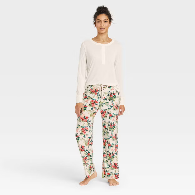 Women's Henley Pajama Set - Stars Above™ | Target