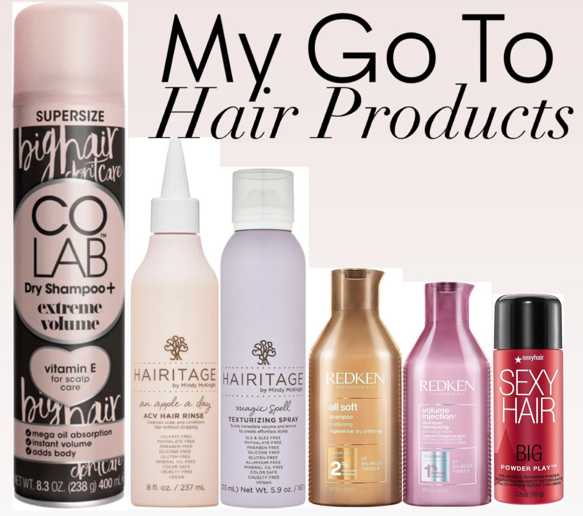 My top hair products!

#LTKStyleTip #LTKBeauty #LTKItBag
