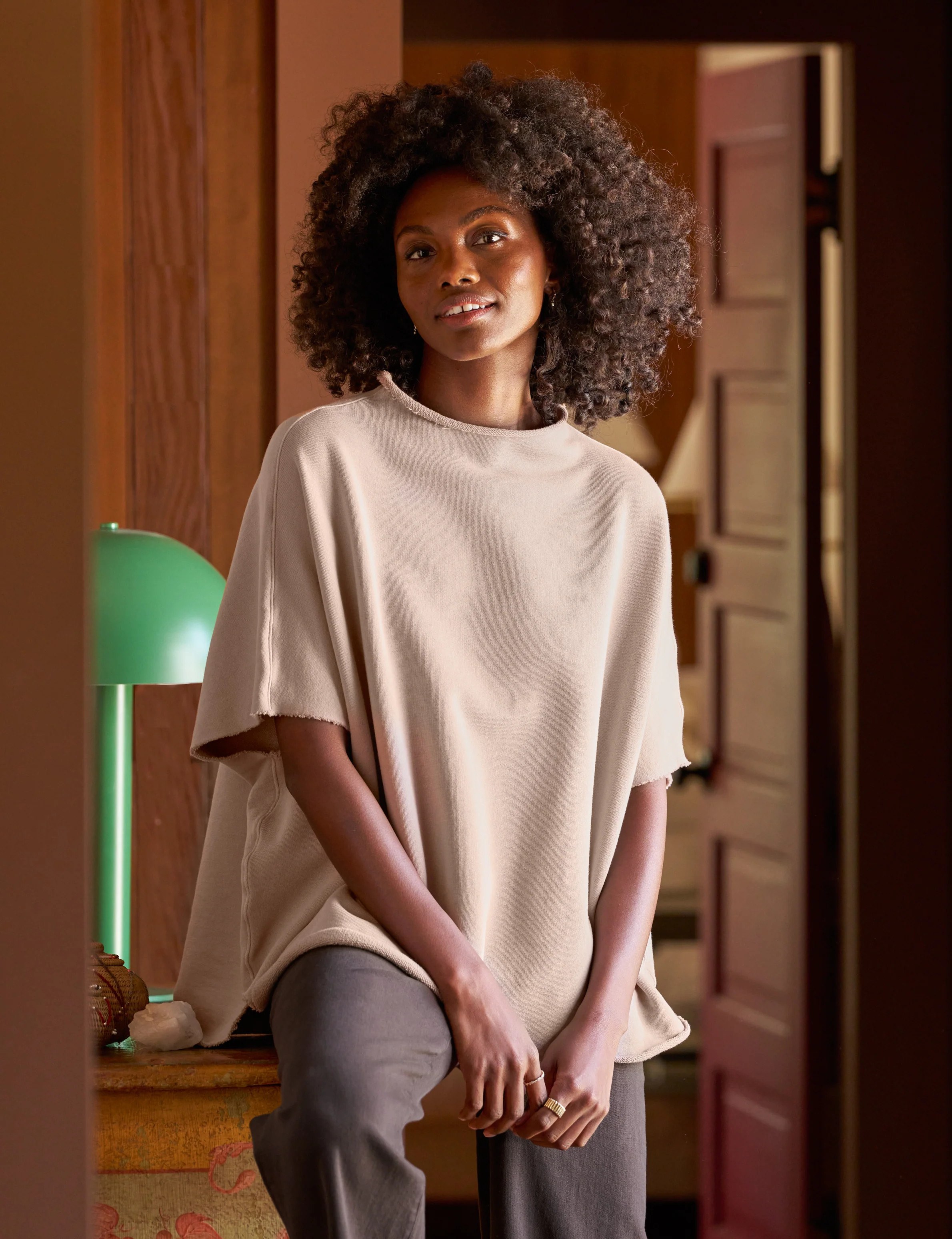 AUDREY Biscotti, Triple Fleece | Frank & Eileen