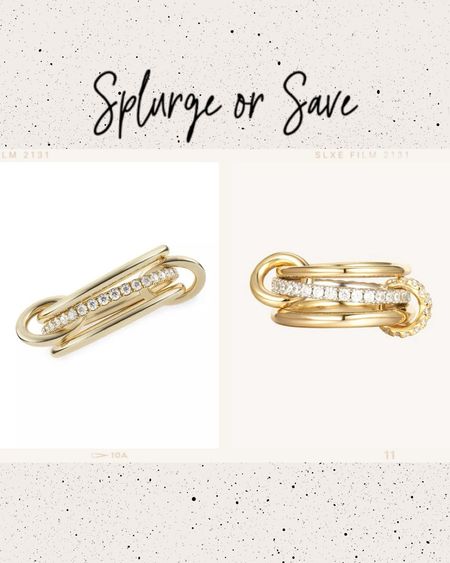 Splurge or save? ✨ The designer ring is on my wishlist but for now I just ordered the limited drop of the similar/cheaper version. Preorders is opened now and closes Monday! Would make a great gift for her this holiday season. 

Gifts for her, gift guide, gift ideas, jewelry, ring, gold ring, designer dupe, holiday, Christmas, The Stylizt

#LTKHoliday #LTKfindsunder100 #LTKGiftGuide