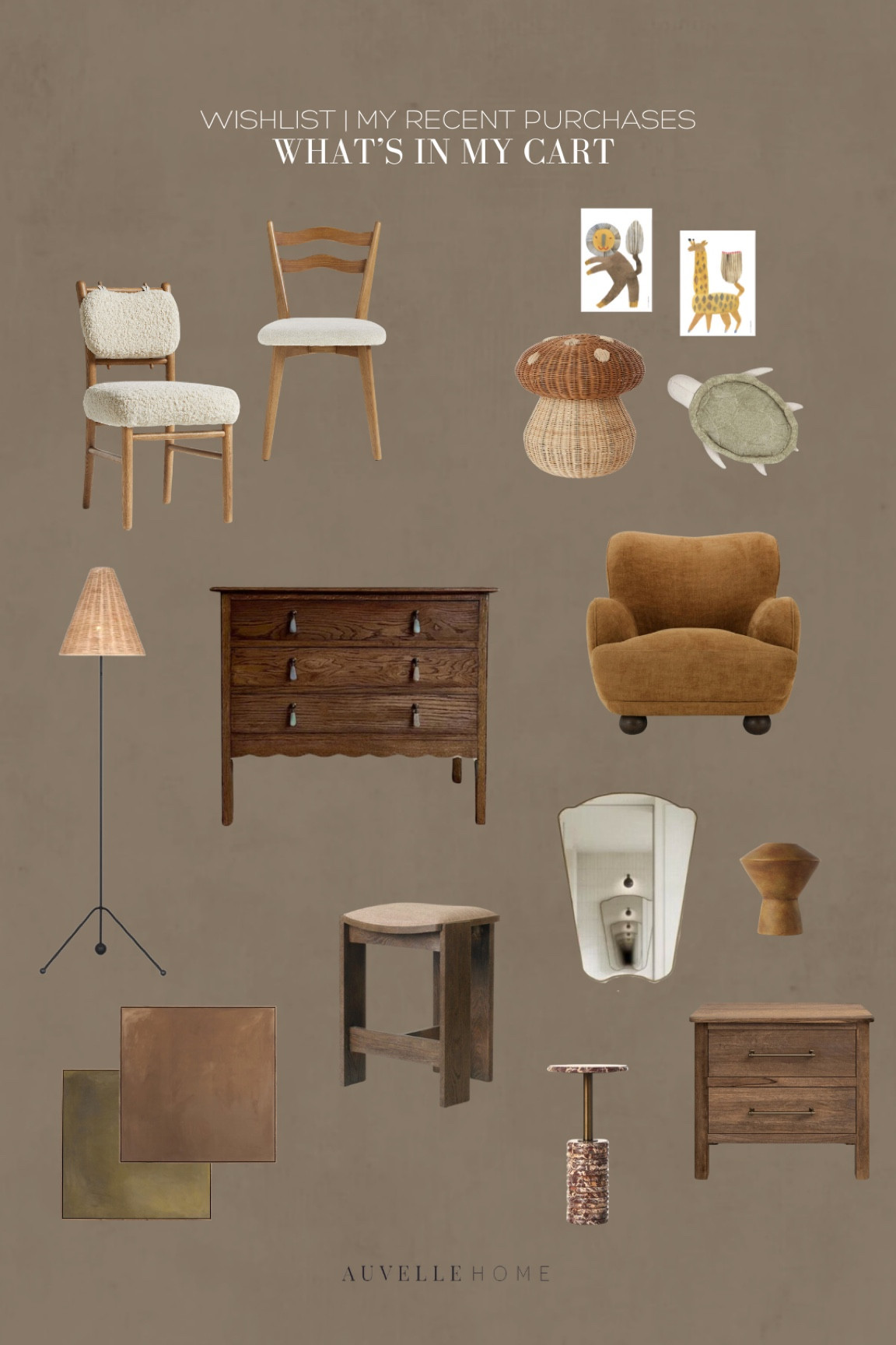 recent purchases + wishlist 