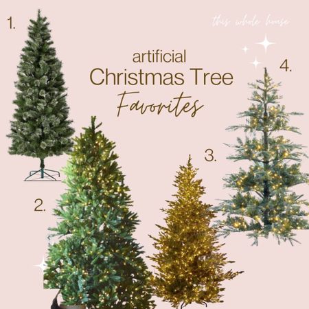I have been loving these artificial trees!! If you want details on each, check out my blog post thiswholehouse.com/Christmas-tree-o-Christmas-tree. Buy while they’re on sale!

#LTKSeasonal #LTKhome #LTKHoliday