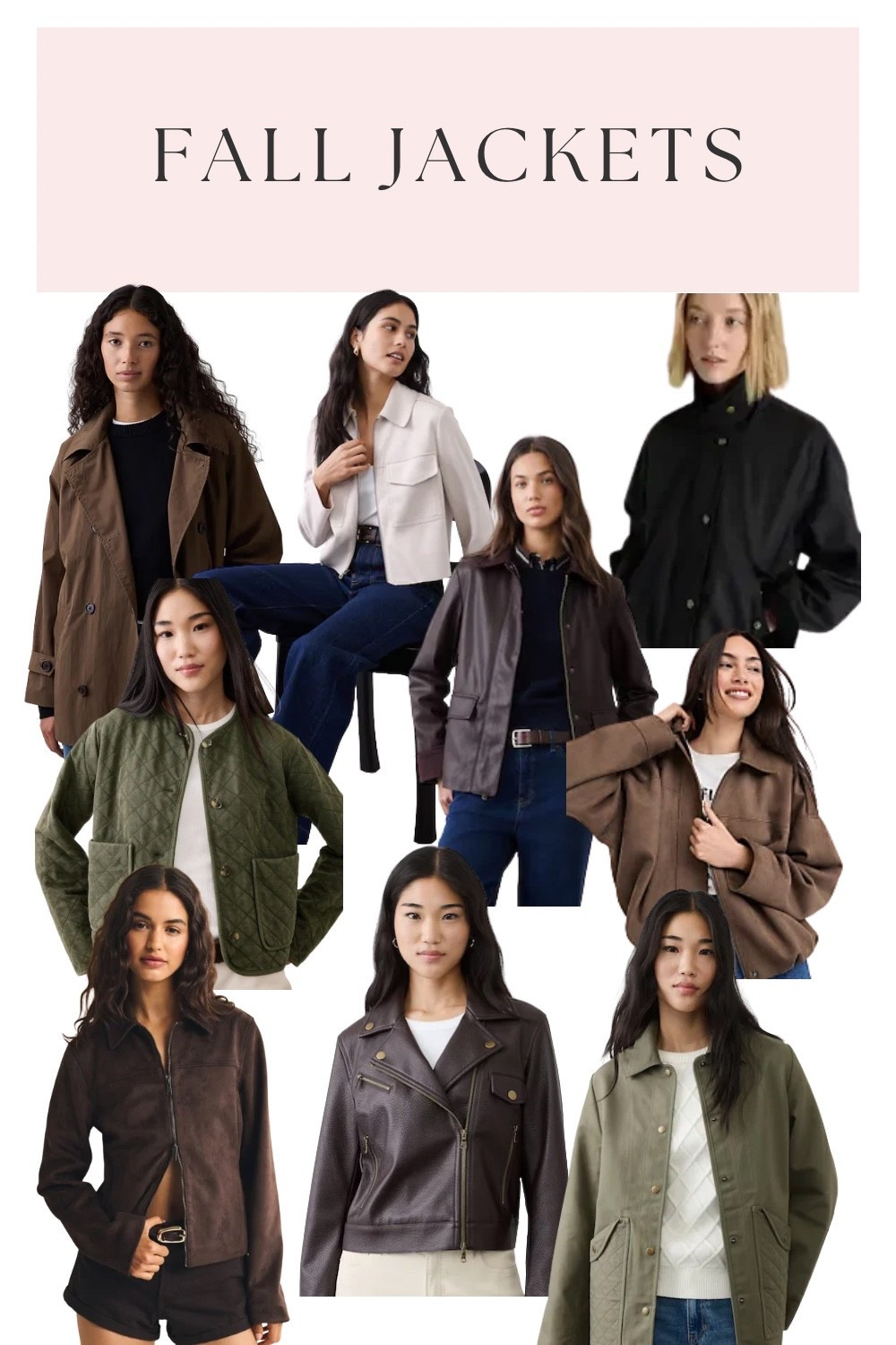 Fall jackets for women

Barn jacket, leather jacket, faux leather jacket, suede jacket, quilted jacket

#LTKSeasonal #LTKootd