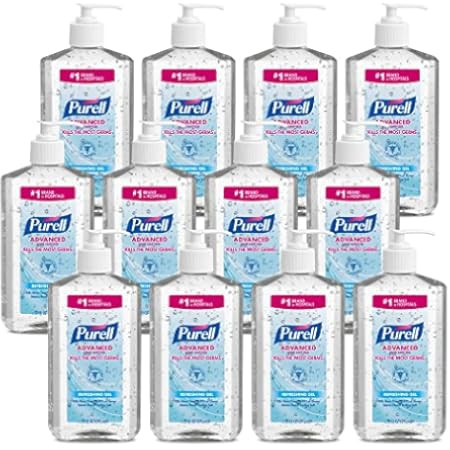 Purell Advanced Hand Sanitizer Refreshing Gel 2 oz (Pack of 12) | Amazon (US)