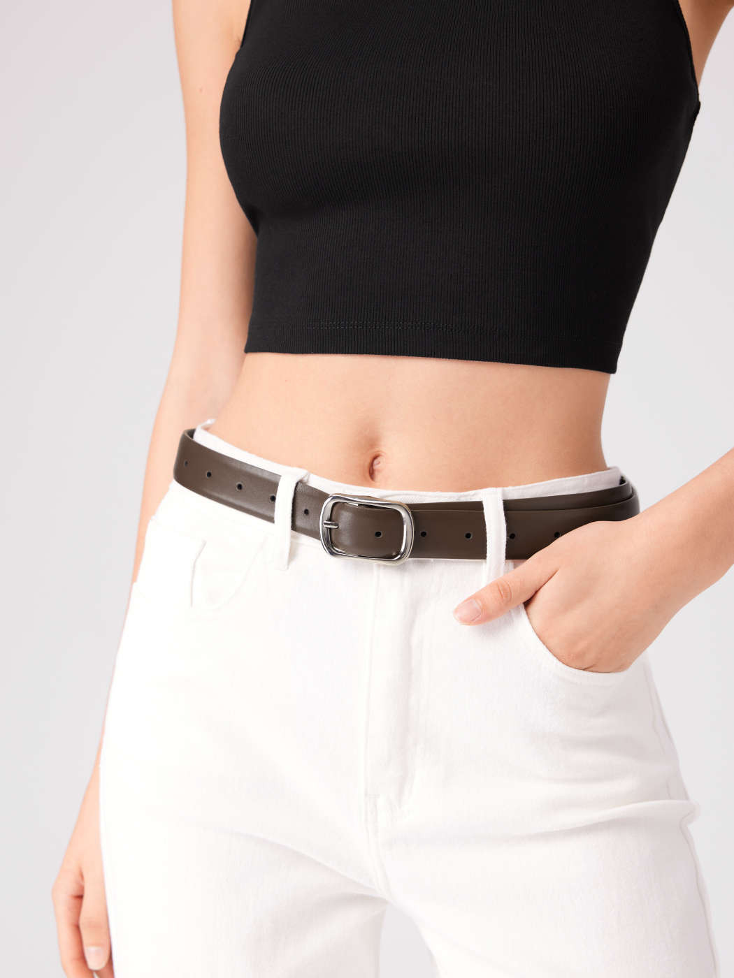 Quadratischer Riemenverschluss Gürtel | Cider