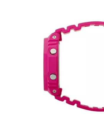 Unisex Two-Hand Quartz Analog Digital Pink Resin Watch, 42.9mm, GMAS2100P-4A | Macy's