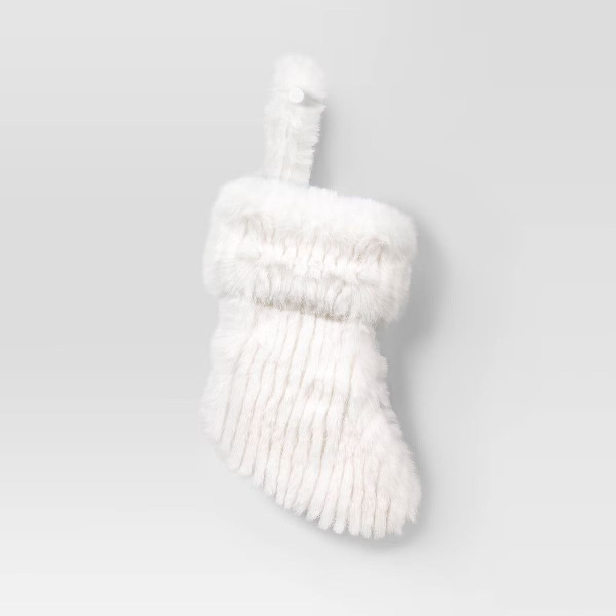 8.5" Christmas Cable Knitted Mini Stocking Cream - Wondershop™ | Target