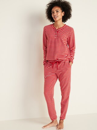 Micro Performance Fleece Pajama Set for Women | Old Navy (US)