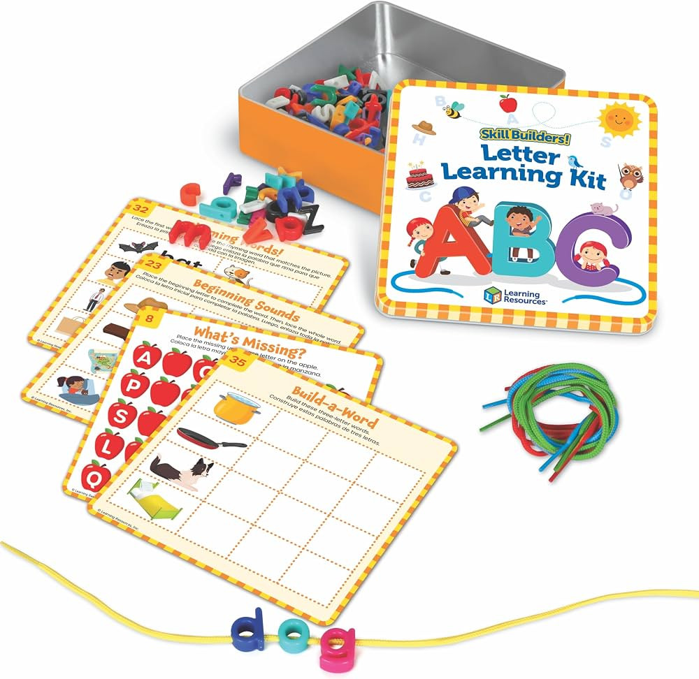 Learning Resources Skill Builders Letter Learning Kit, Alphabet Learning Toys, Montessori Toys, H... | Amazon (US)