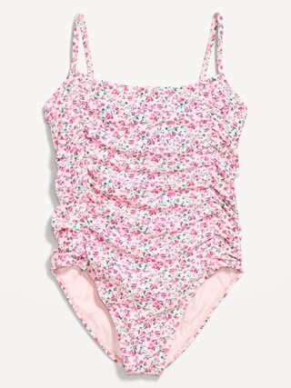 Ruched One-Piece Swimsuit | Old Navy (US)