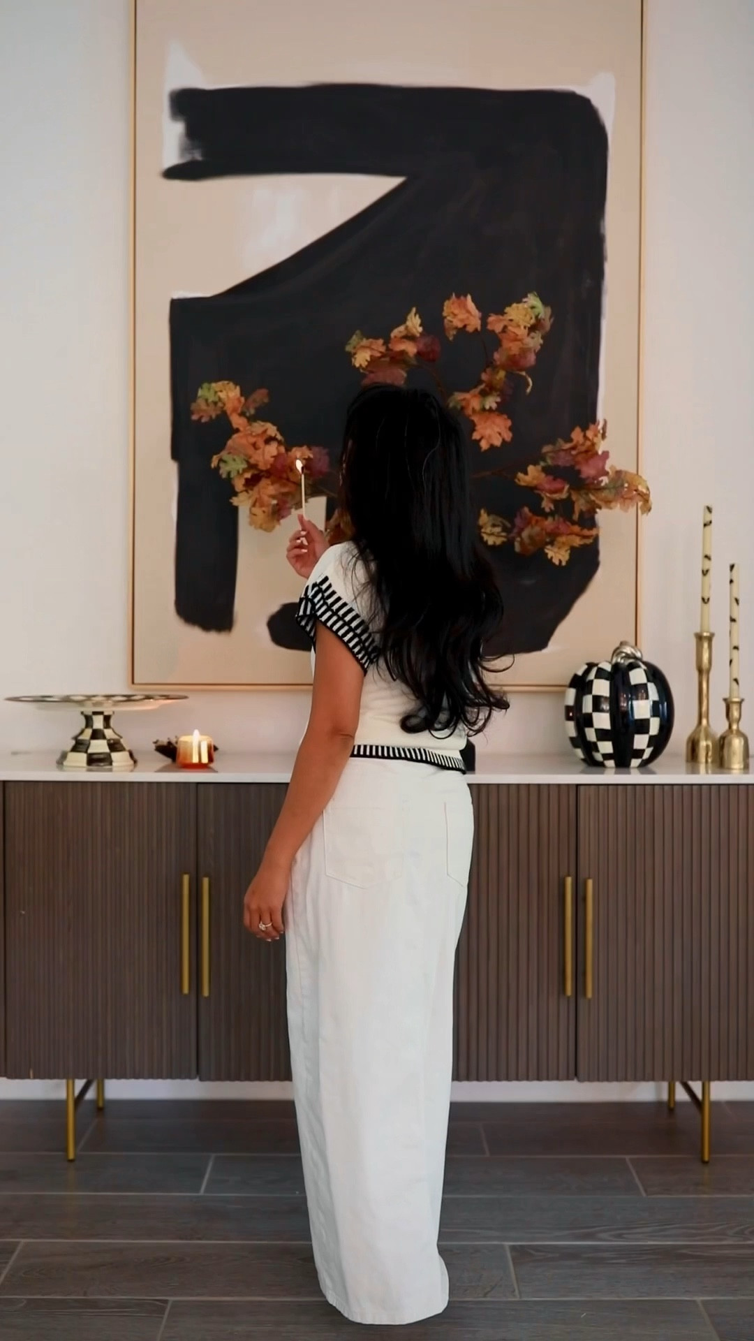 My fall living room decor, console table fall and Halloween decor 

#LTKSeasonal #LTKHome #LTKVideo