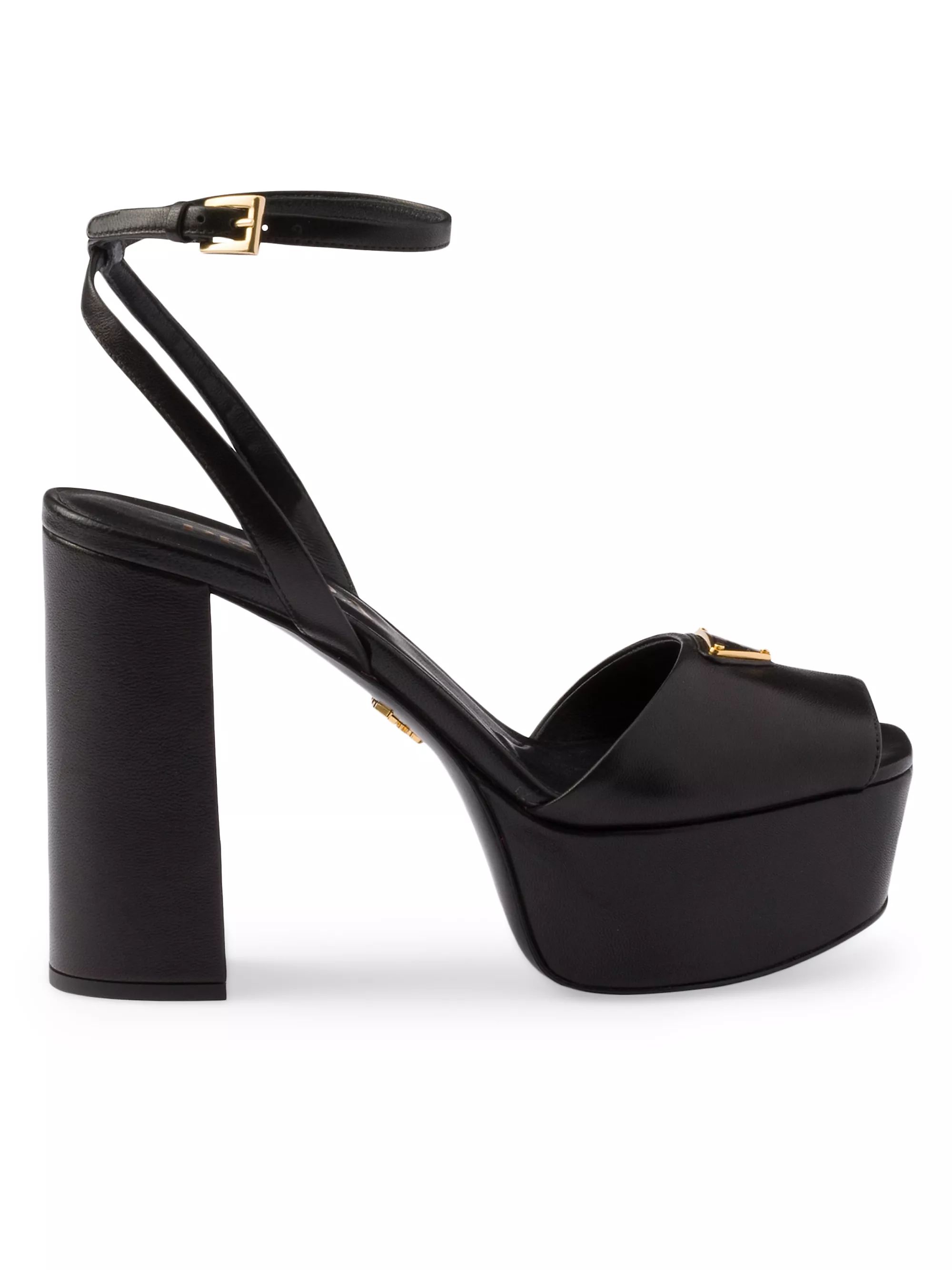 PradaNappa Leather Platform Sandals | Saks Fifth Avenue