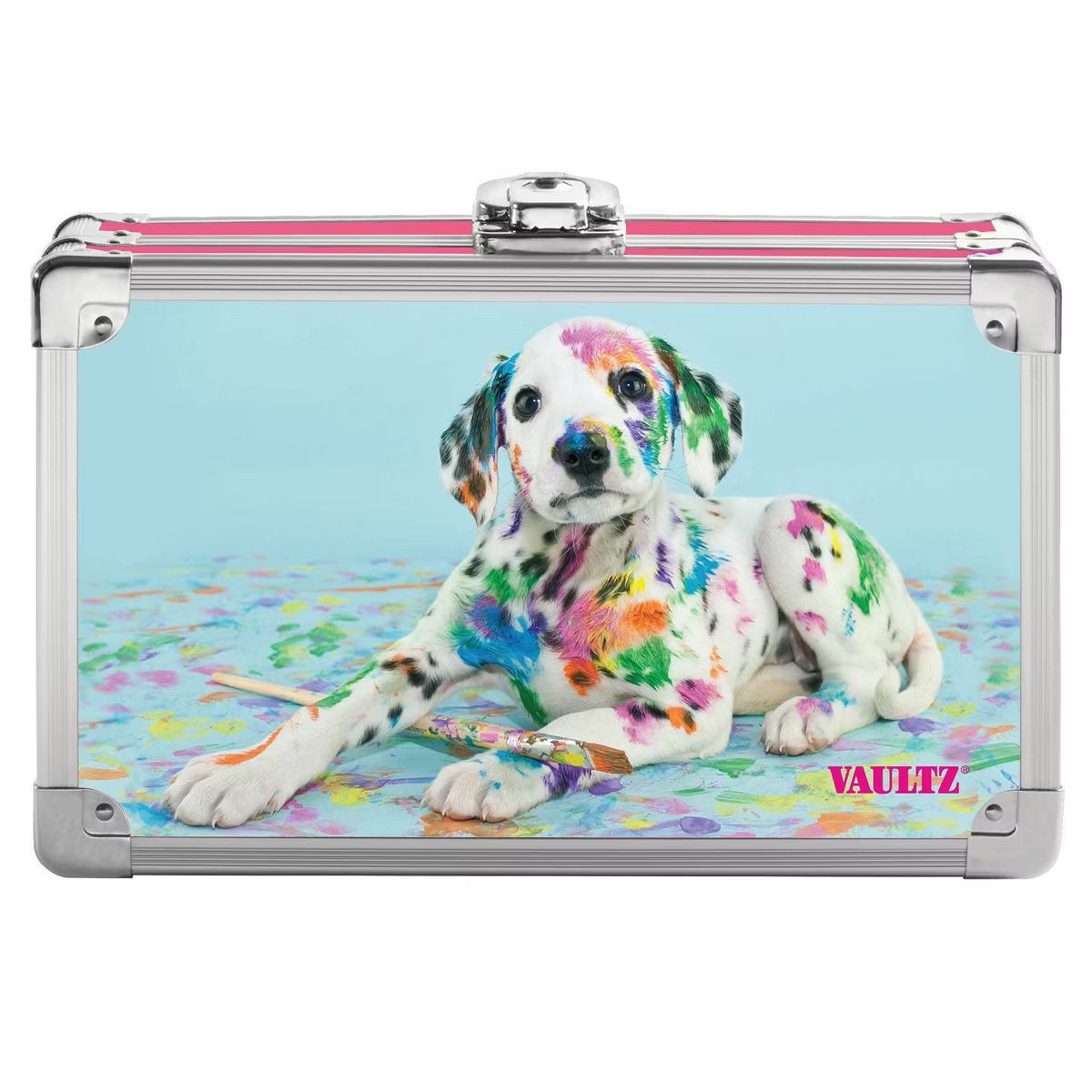 Metal Pencil Box Sparkle Painted Puppy - Vaultz | Target