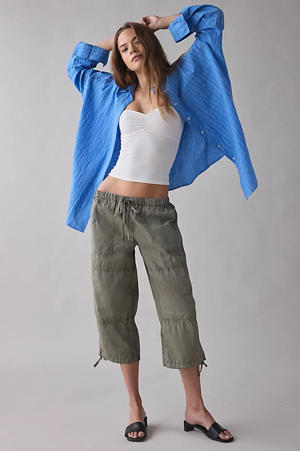 BDG Peyton Straight-Leg Utility Capri Pant | Urban Outfitters (US and RoW)