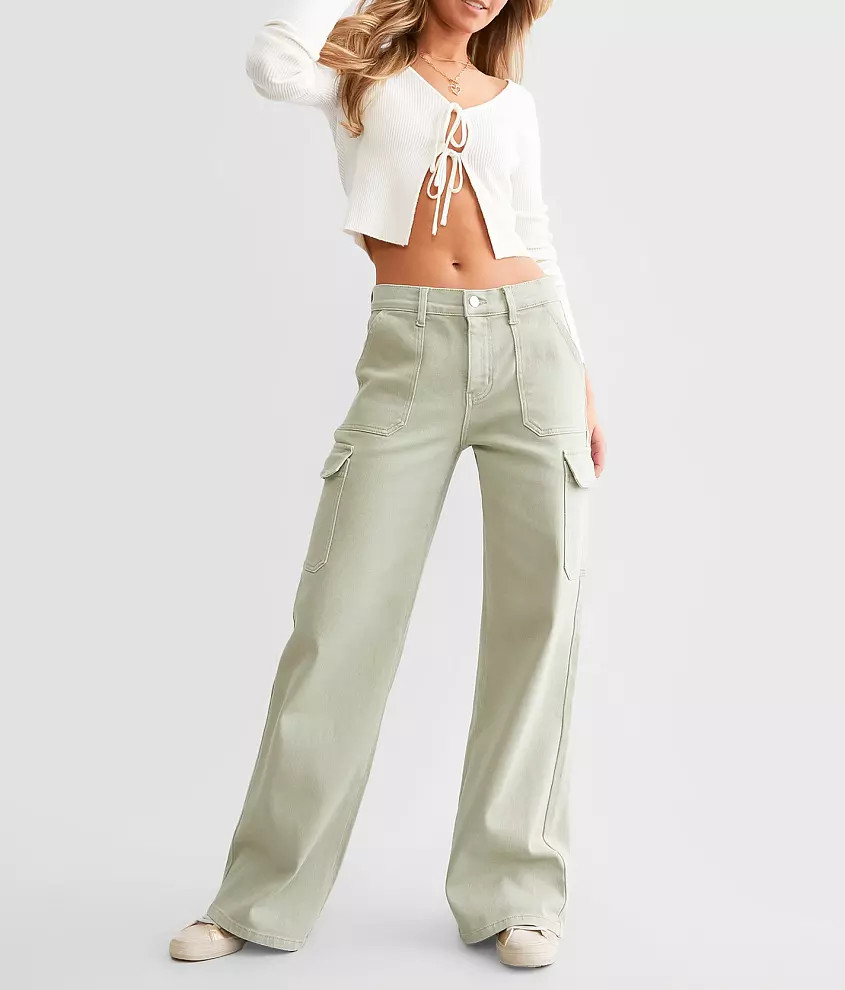 Wide Leg Cargo Pant | Buckle