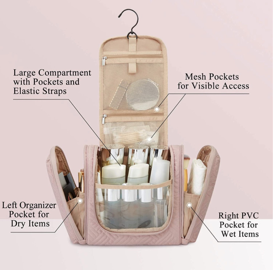 New toiletry bag! I love the side pockets for my makeup !! 

#LTKtravel #LTKunder50 #LTKitbag