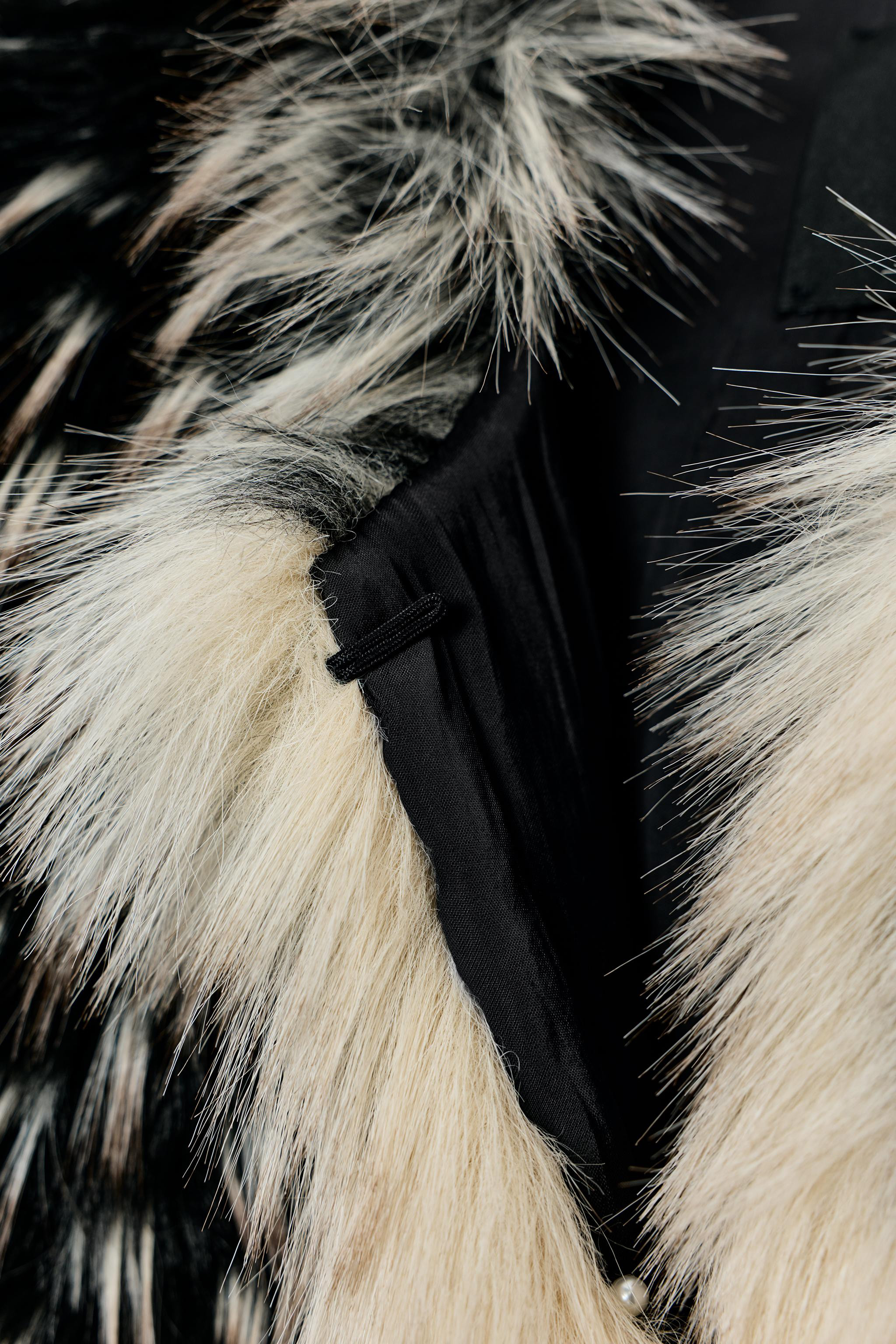SHORT FAUX FUR COAT ZW COLLECTION | Zara UK