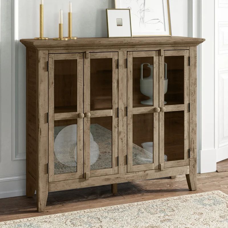 Eau Claire 42'' Tall 4 - Door Accent Cabinet | Wayfair North America
