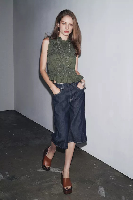 BEADED TOP ZW COLLECTION | Zara US