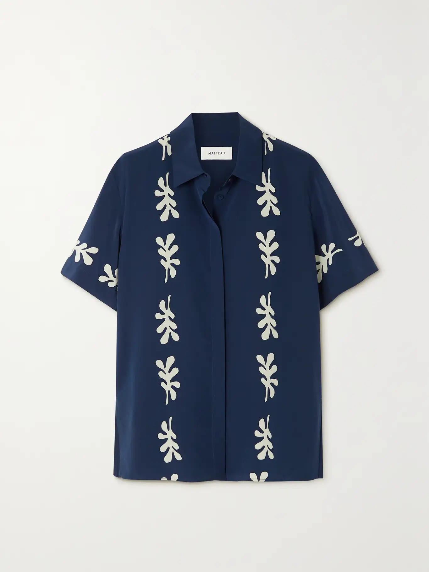 + NET SUSTAIN printed organic silk shirt | NET-A-PORTER (UK & EU)